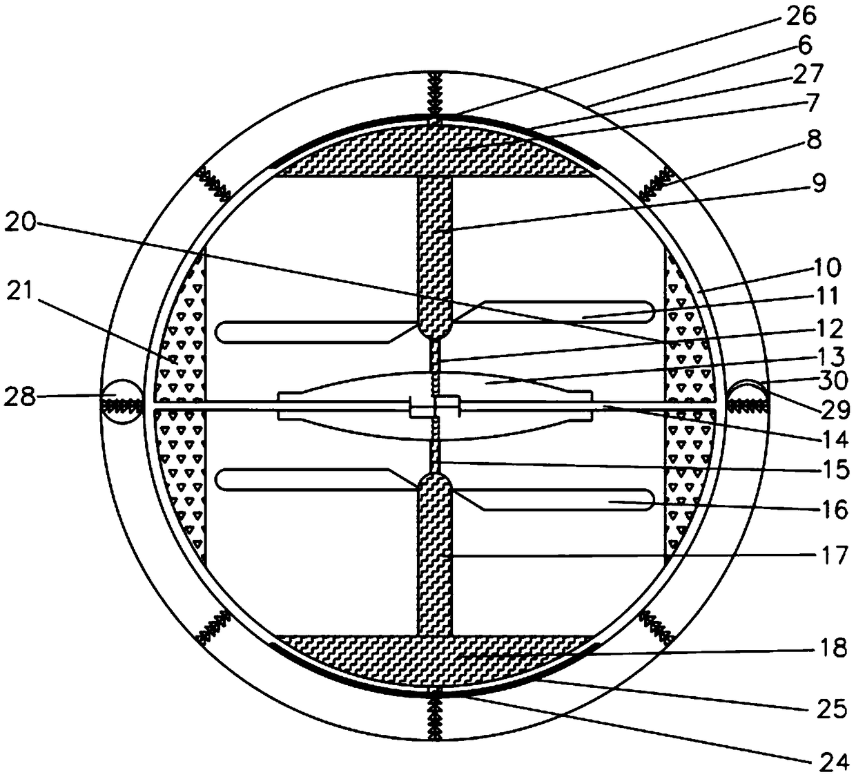 Spherical water, land and air amphibious intelligent reconnaissance robot