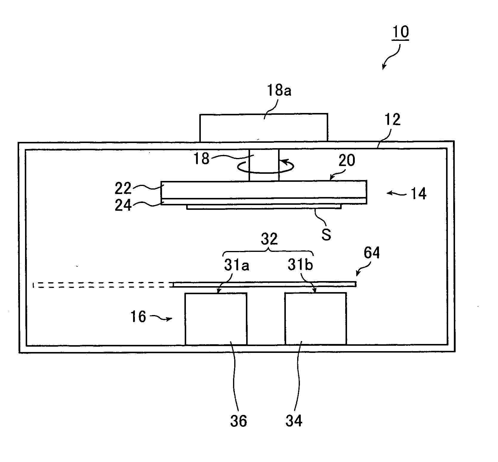 Vacuum deposition device and pretreatment method for vacuum deposition