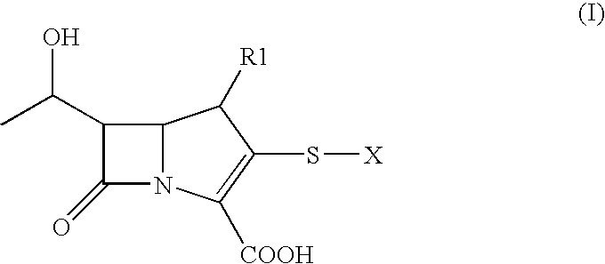 Process for synthesizing carbapenem using raney nickel