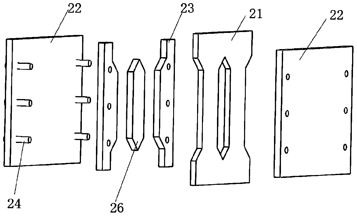 Concrete column base joint containing high-ductility replaceable energy-dissipation connecting assembly