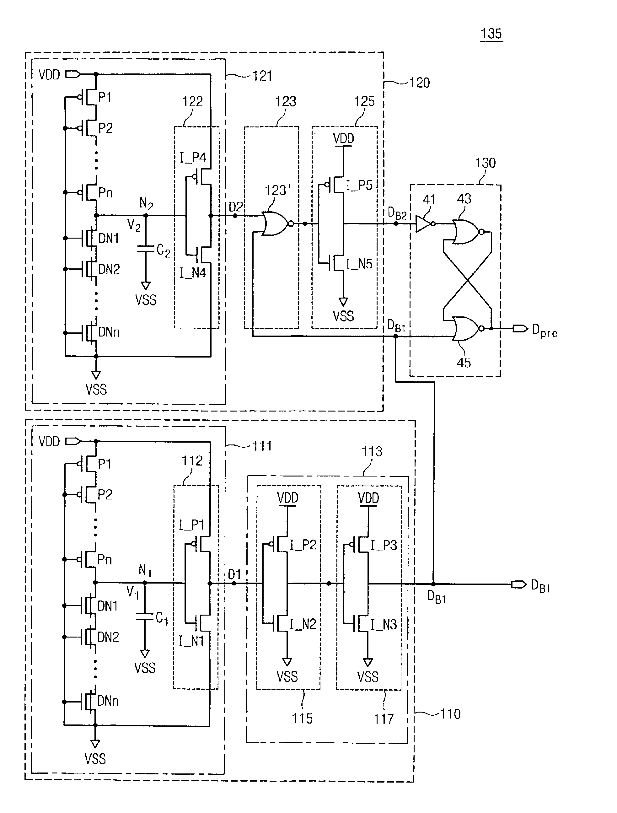 Power detecting circuit and method for stable power-on reading of flash memory device using the same