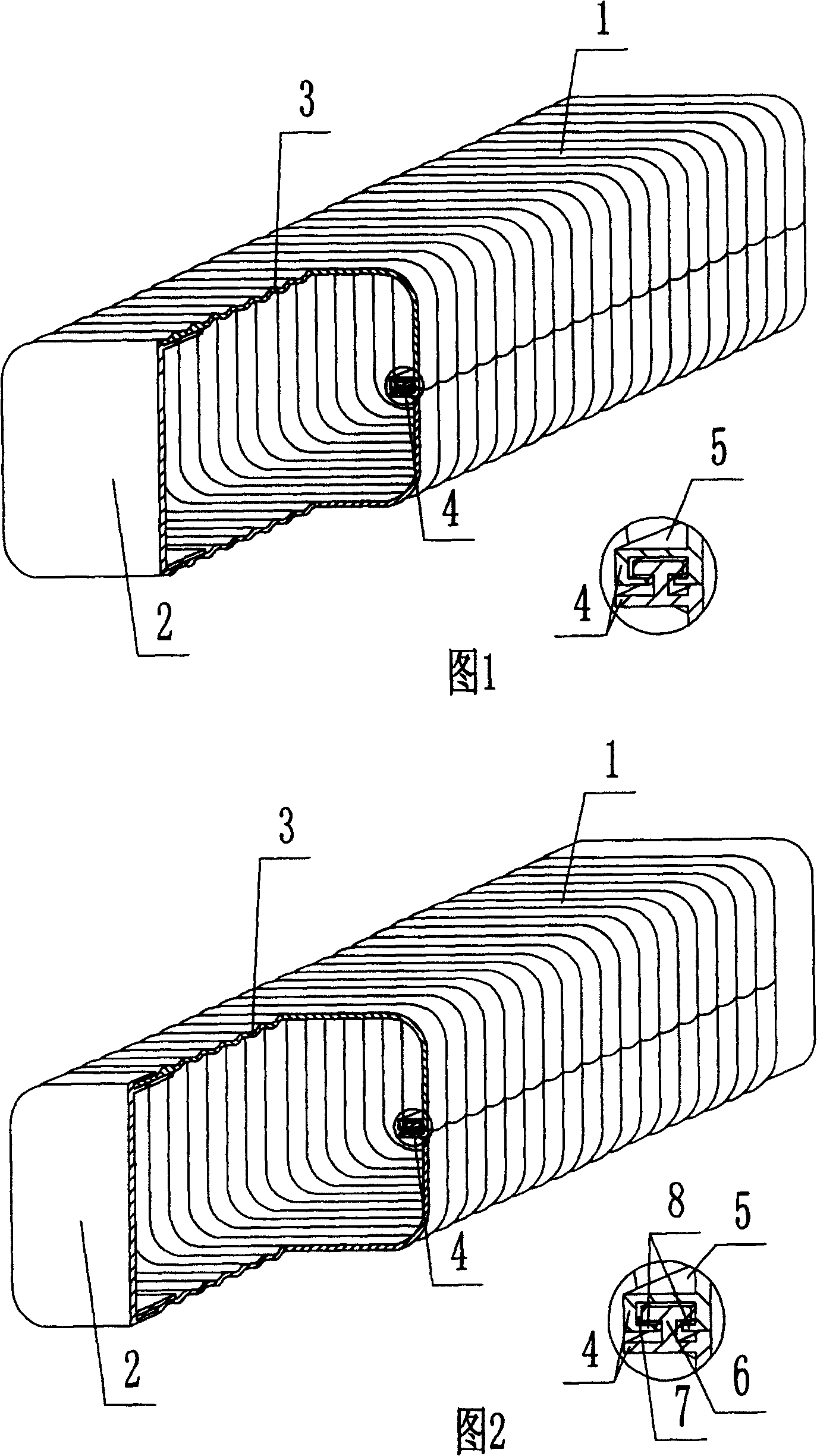 Plastic pipe with thin wall