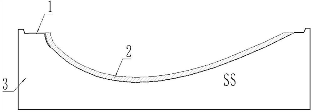 Front edge protection wind power blade and forming method thereof