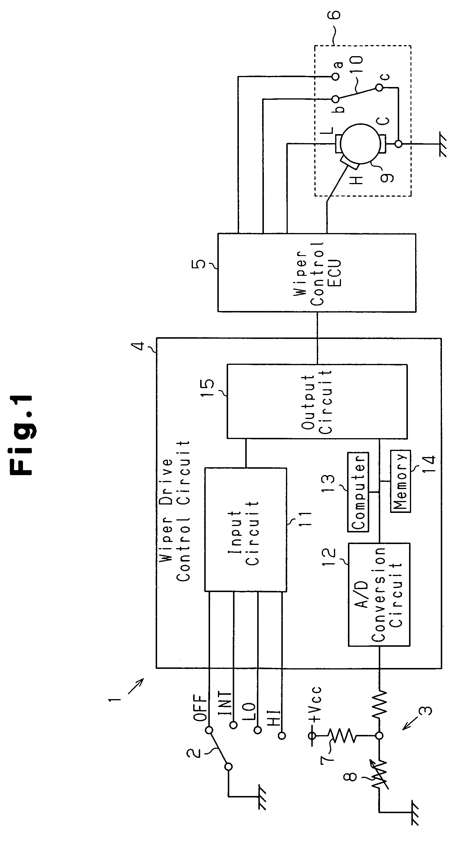 Wiper controller and method for controlling wiper