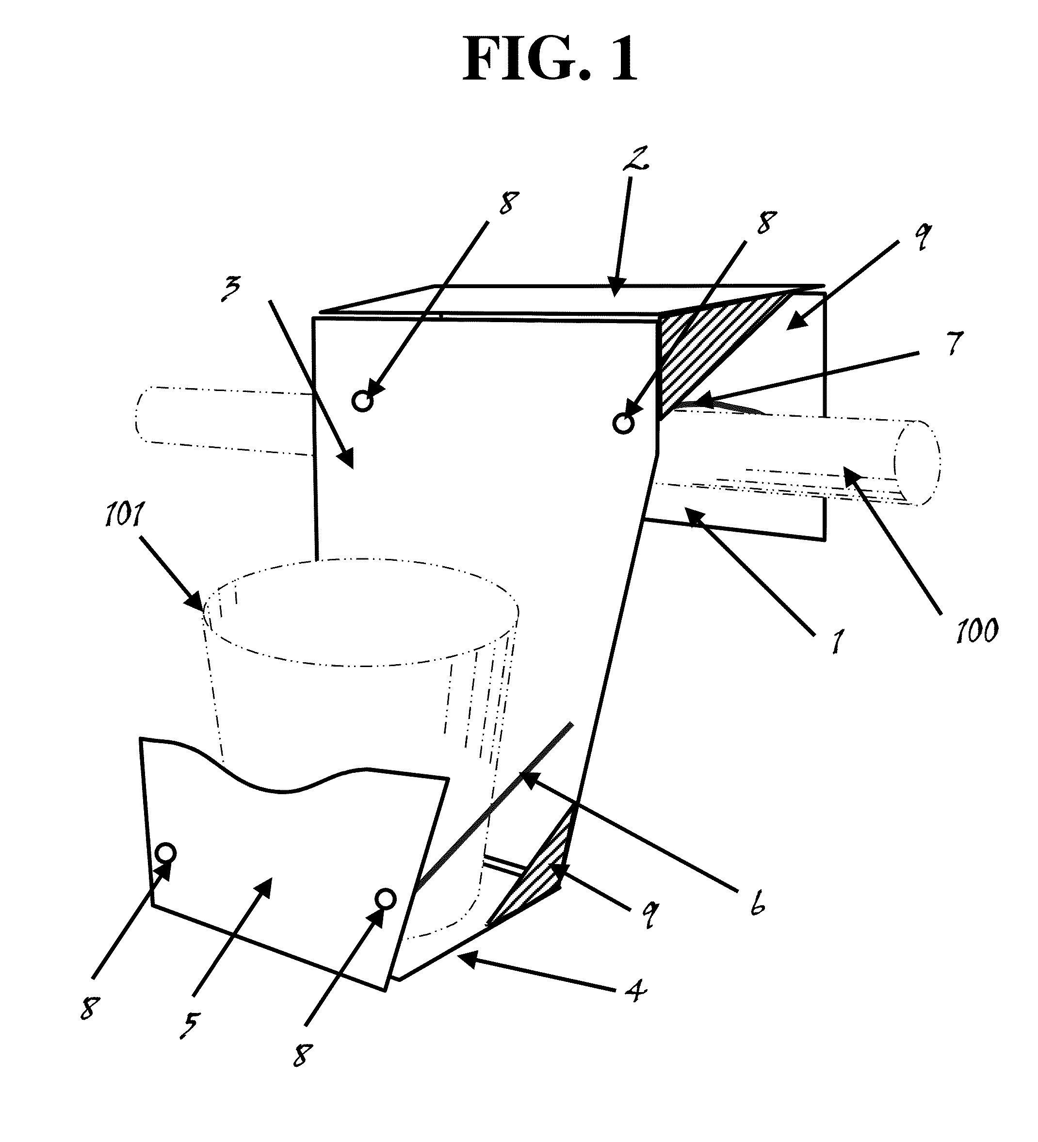 Folding travel support device and method for using the same