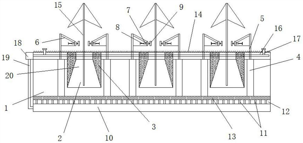 Dredger fill sludge mud flat structure and rapid greening planting method thereof