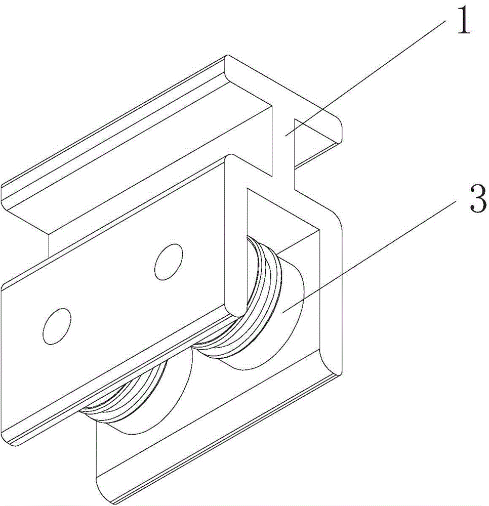 Crimping fixture of reflective paper of LED (Light Emitting Diode) fluorescent lamp