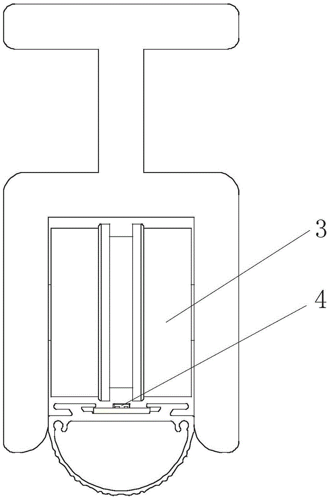 Crimping fixture of reflective paper of LED (Light Emitting Diode) fluorescent lamp