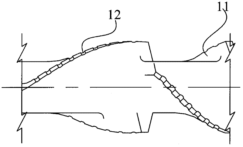 Rotor used for double-rotor continuous mixing mill and mixing mill with same