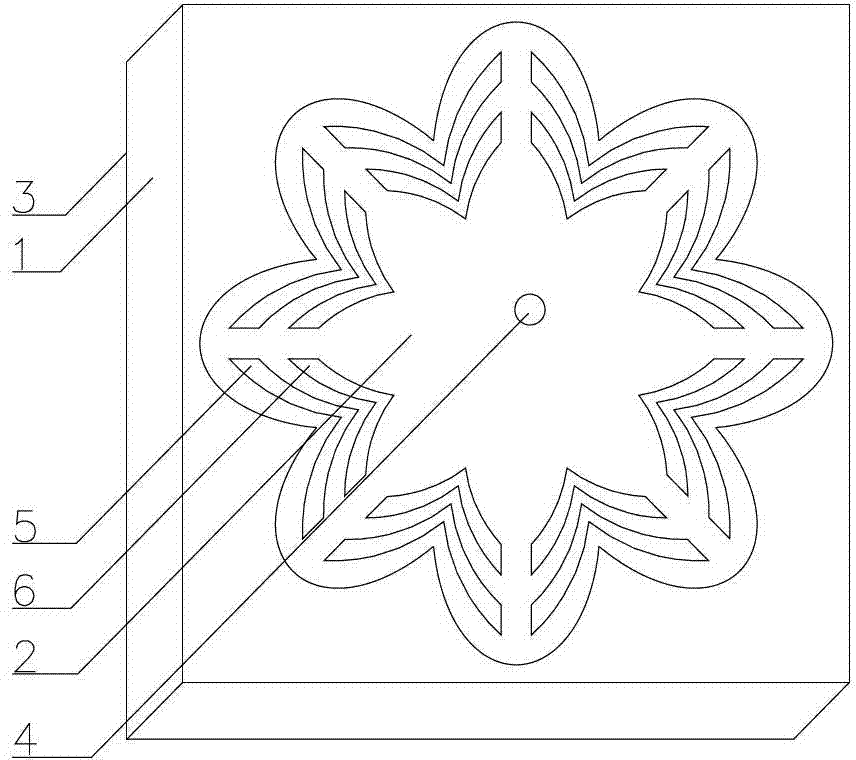 Oval intersecting nesting multi-loop recursive microstrip antenna for compass system