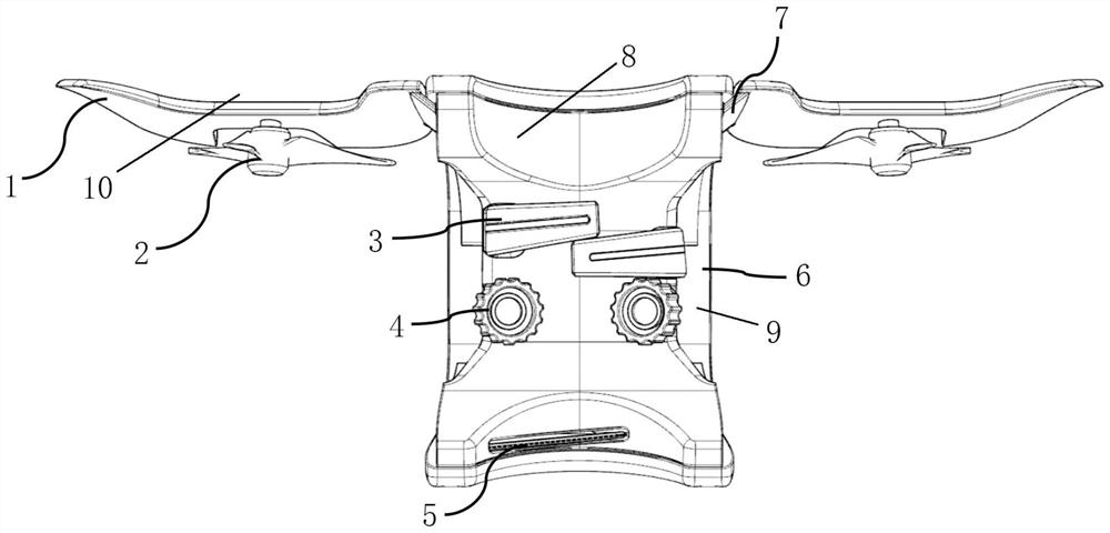 Novel lumbering device driven by unmanned aerial vehicle