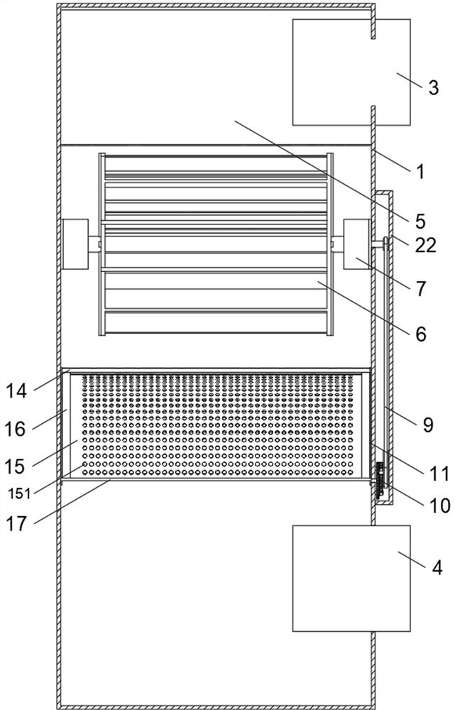 Unpowered self-cleaning rainwater filtering device