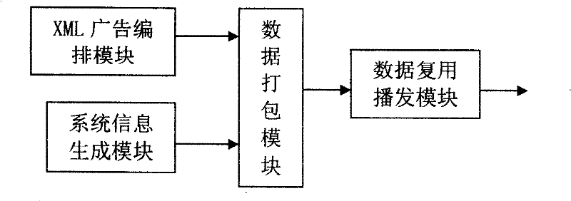 Method and apparatus for implementing digital media advertisement in digital TV system