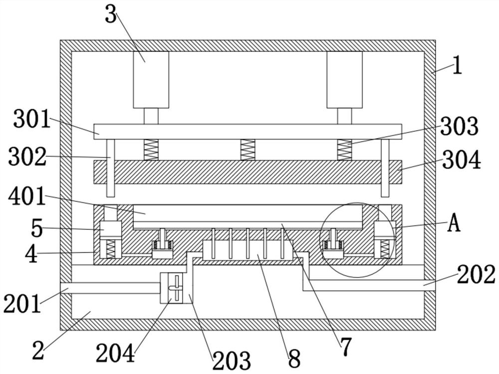 High-light-transmittance organic glass sample preparation equipment and method thereof