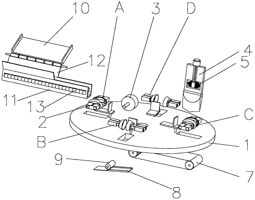 Full-automatic freshwater mussel shell opening and pearl picking method