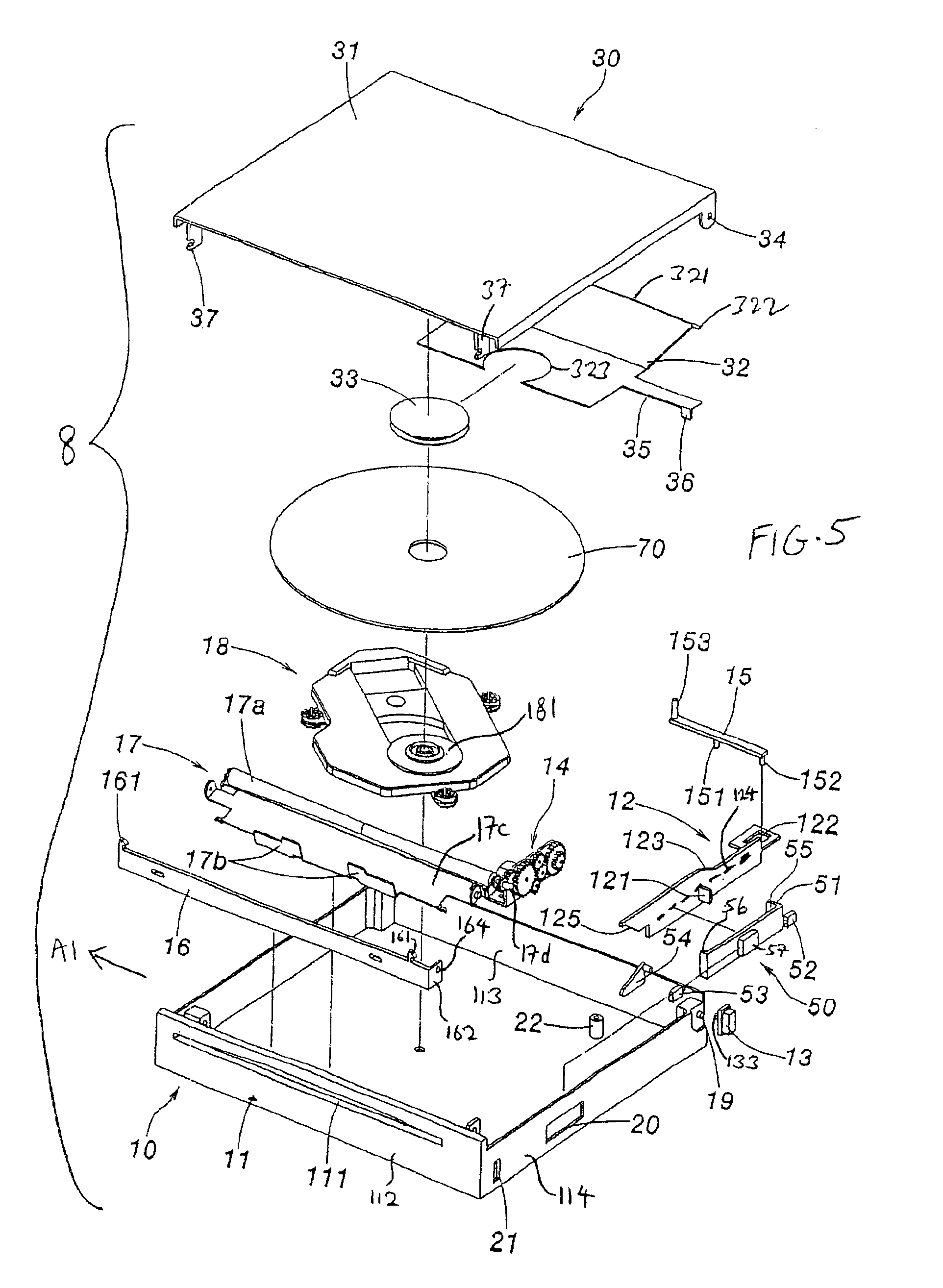 Optical disk reading device having two ways to load a disk