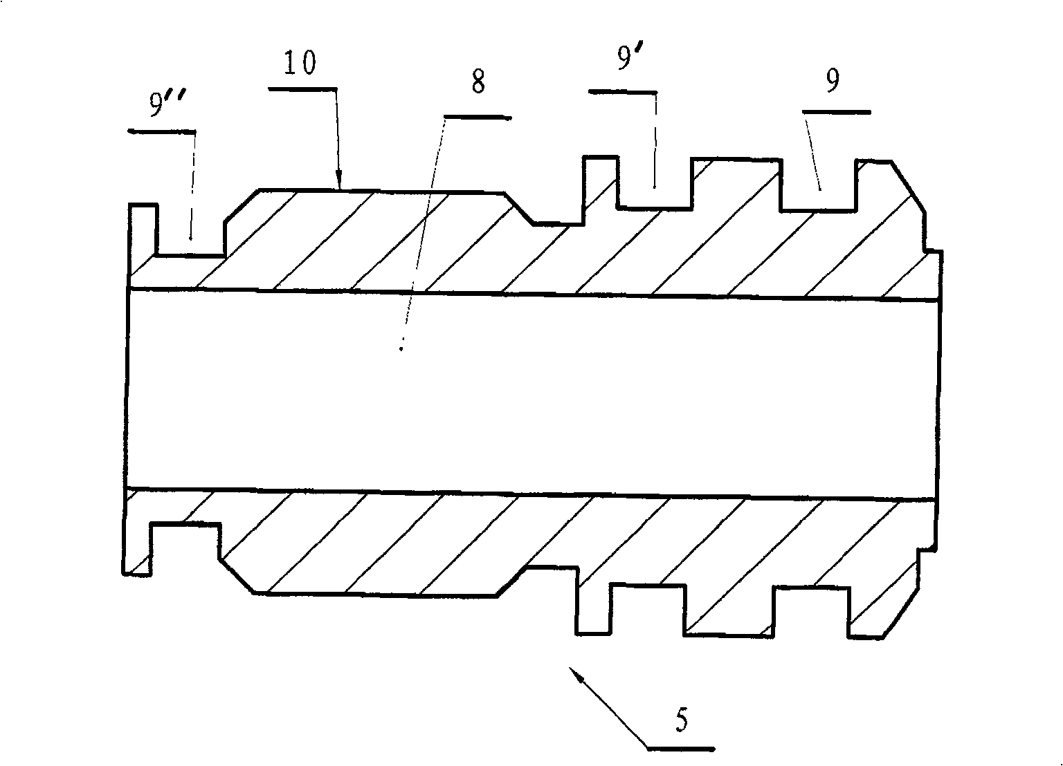 Water faucet with connecting joint, pipes connecting joint and pipes connecting method