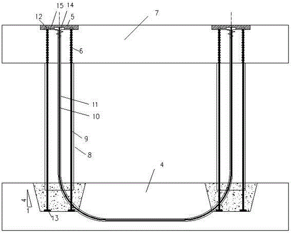 Segmental assembled concrete frame pier system with self-reset function and method