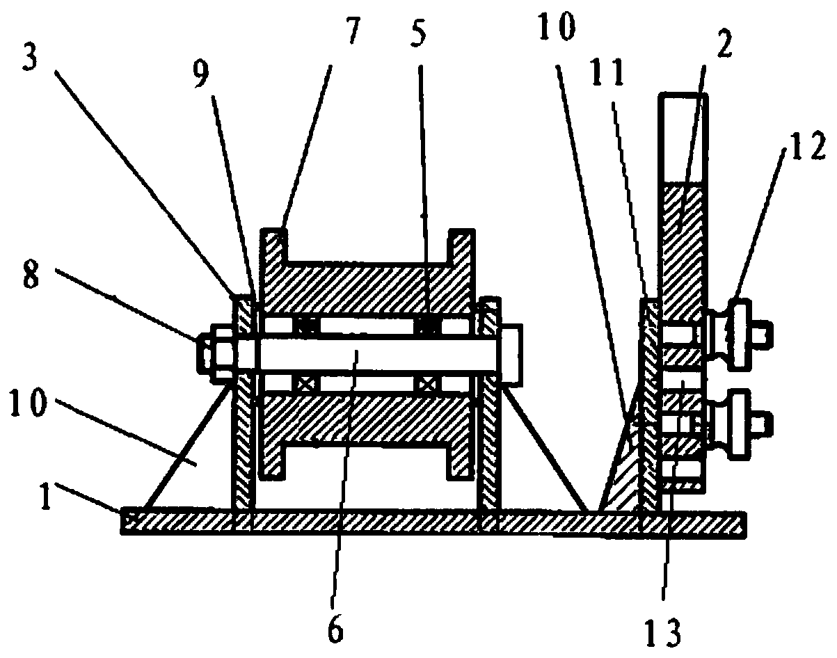 Detection device of wheel shaft