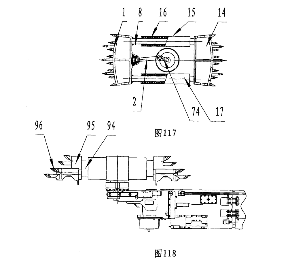 Bidirectional pounding and cutting excavating method and bidirectional pounding and cutting excavator for implementing same