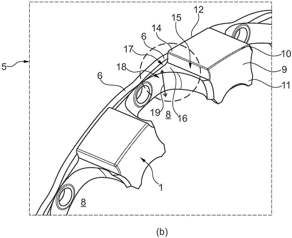 Rolling element bearing with cage