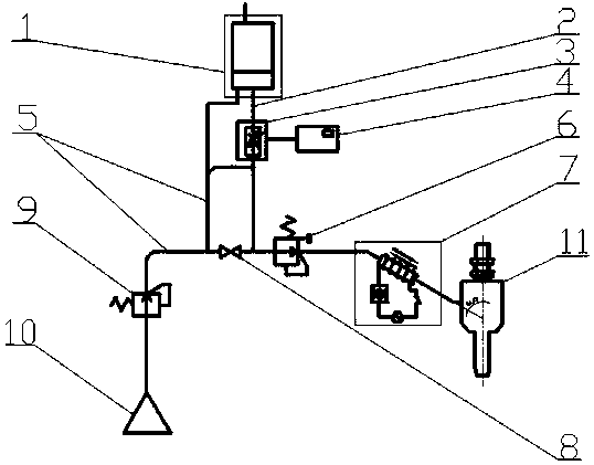 Fine abrasive water jet pulse type magnetic abrasive supply device and control method thereof