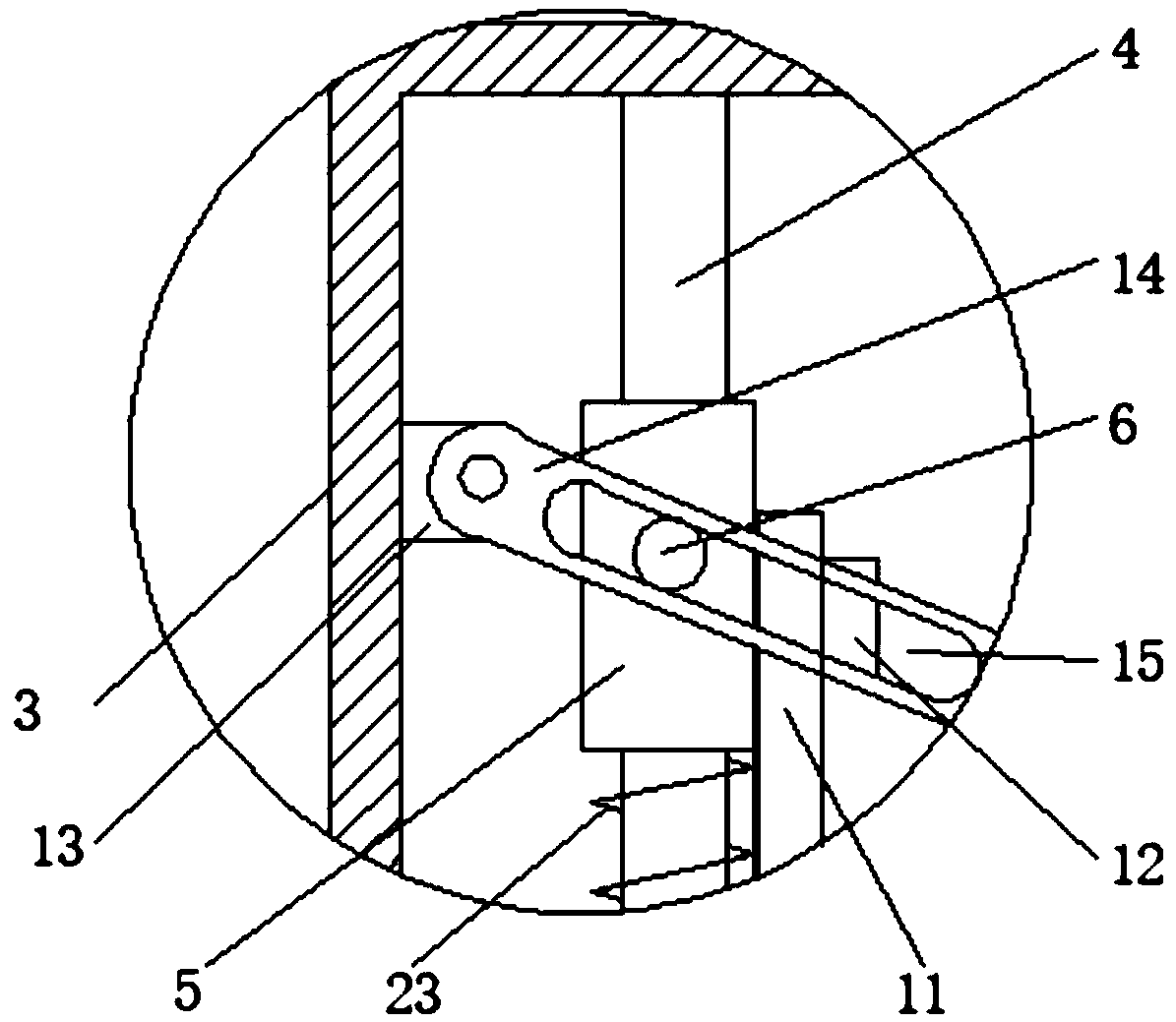 Agricultural angle-adjustable spraying device
