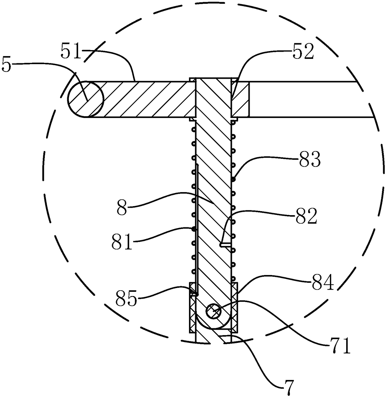 Safety municipal well lid demounting structure and demounting method thereof