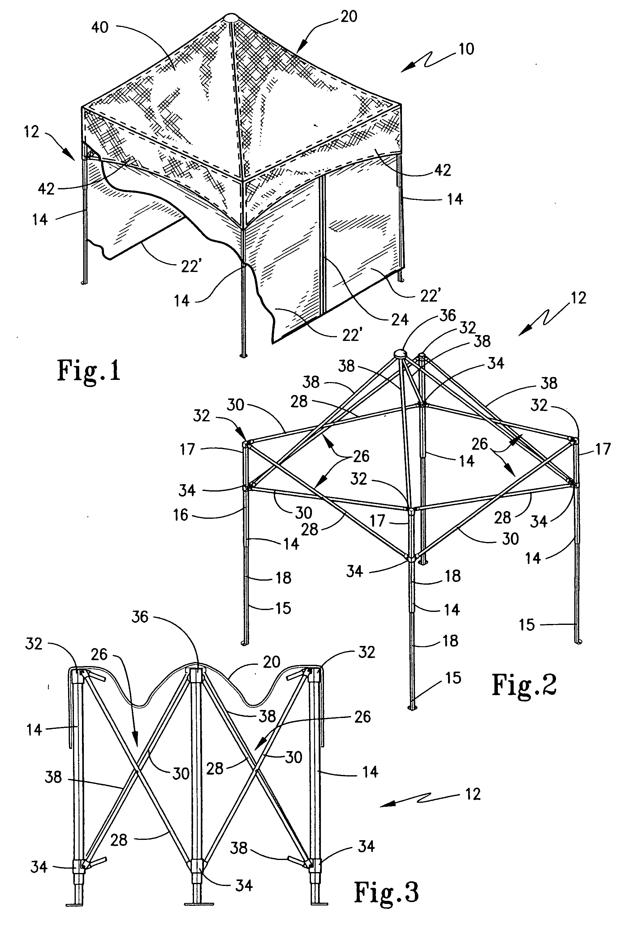 Collapsible canopy and framework therefor