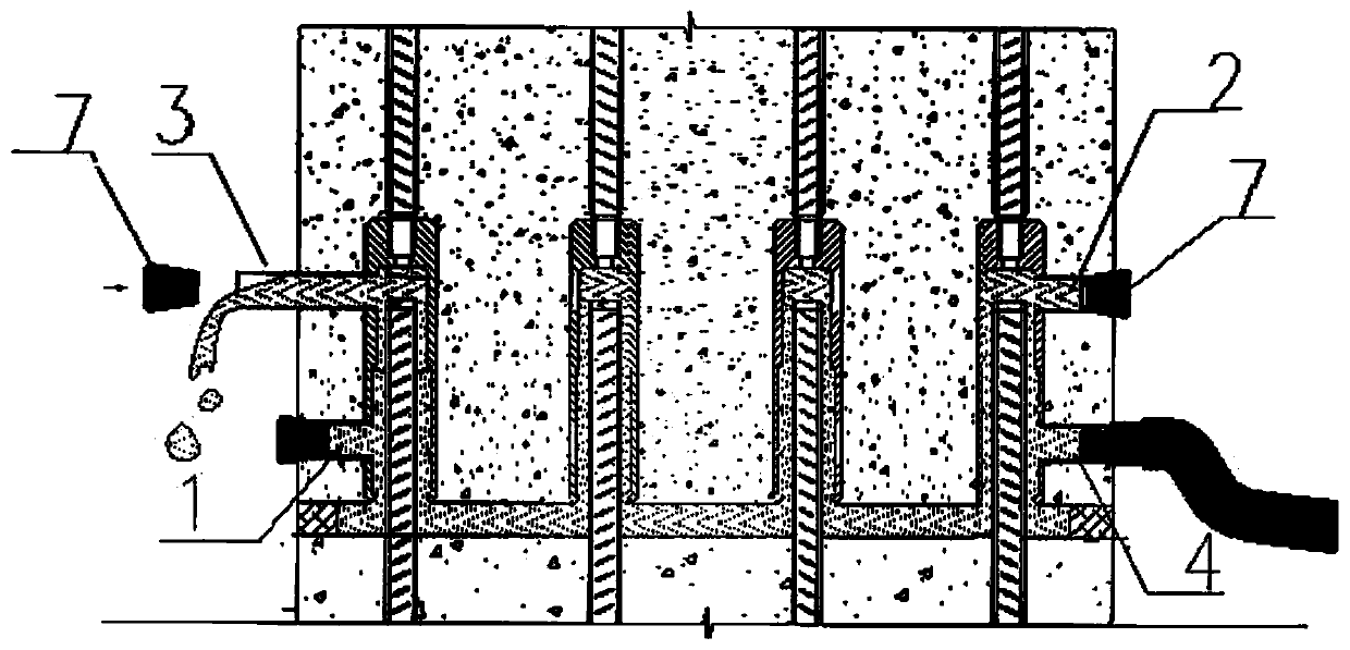 A grouting shrinkage compensation method