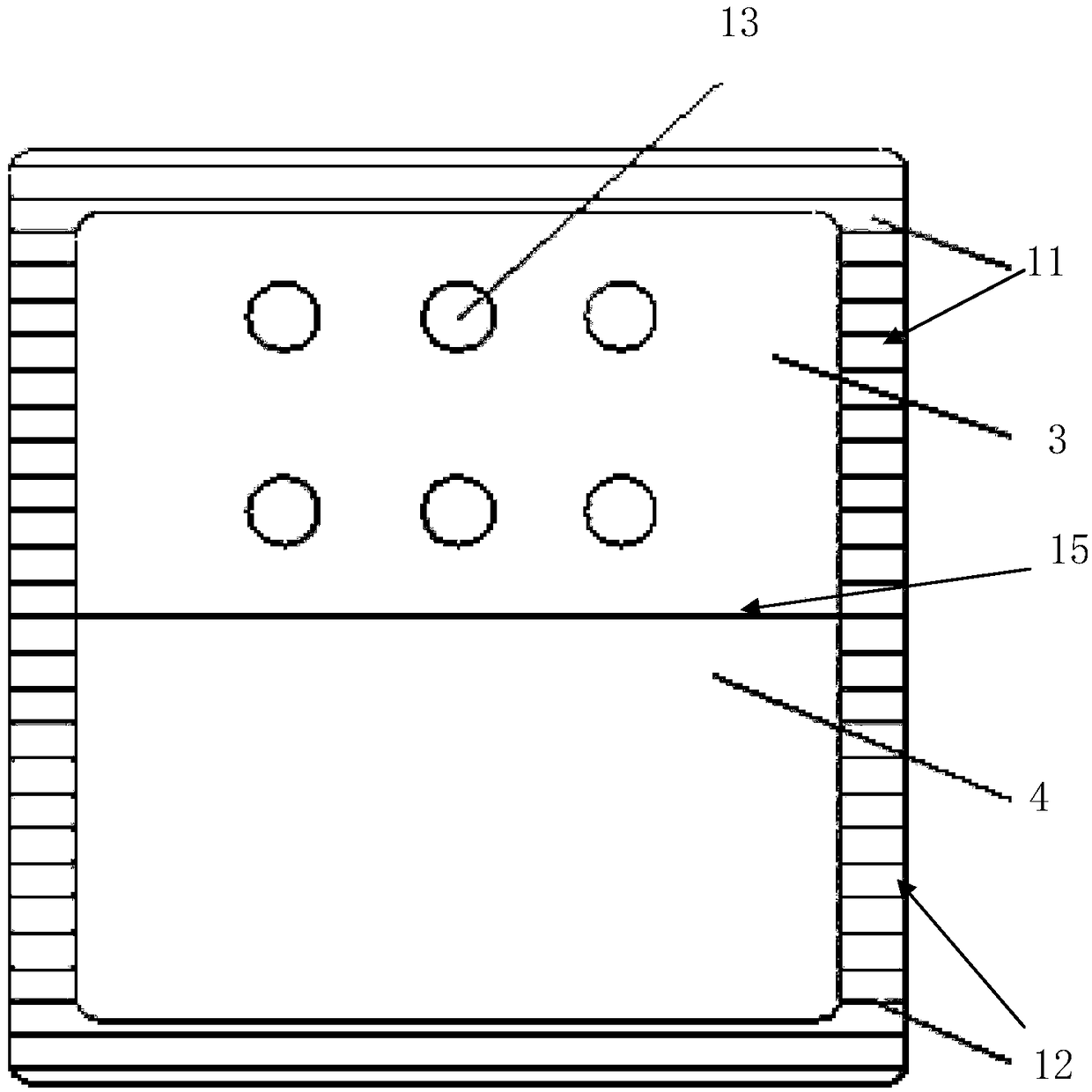 Refrigeration house air curtain system capable of forming positive pressure space