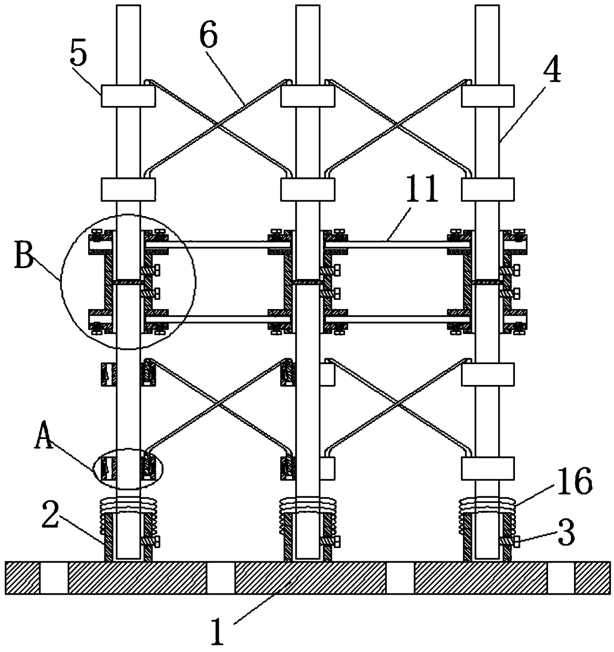Steel bar connecting structure of prefabricated cement component