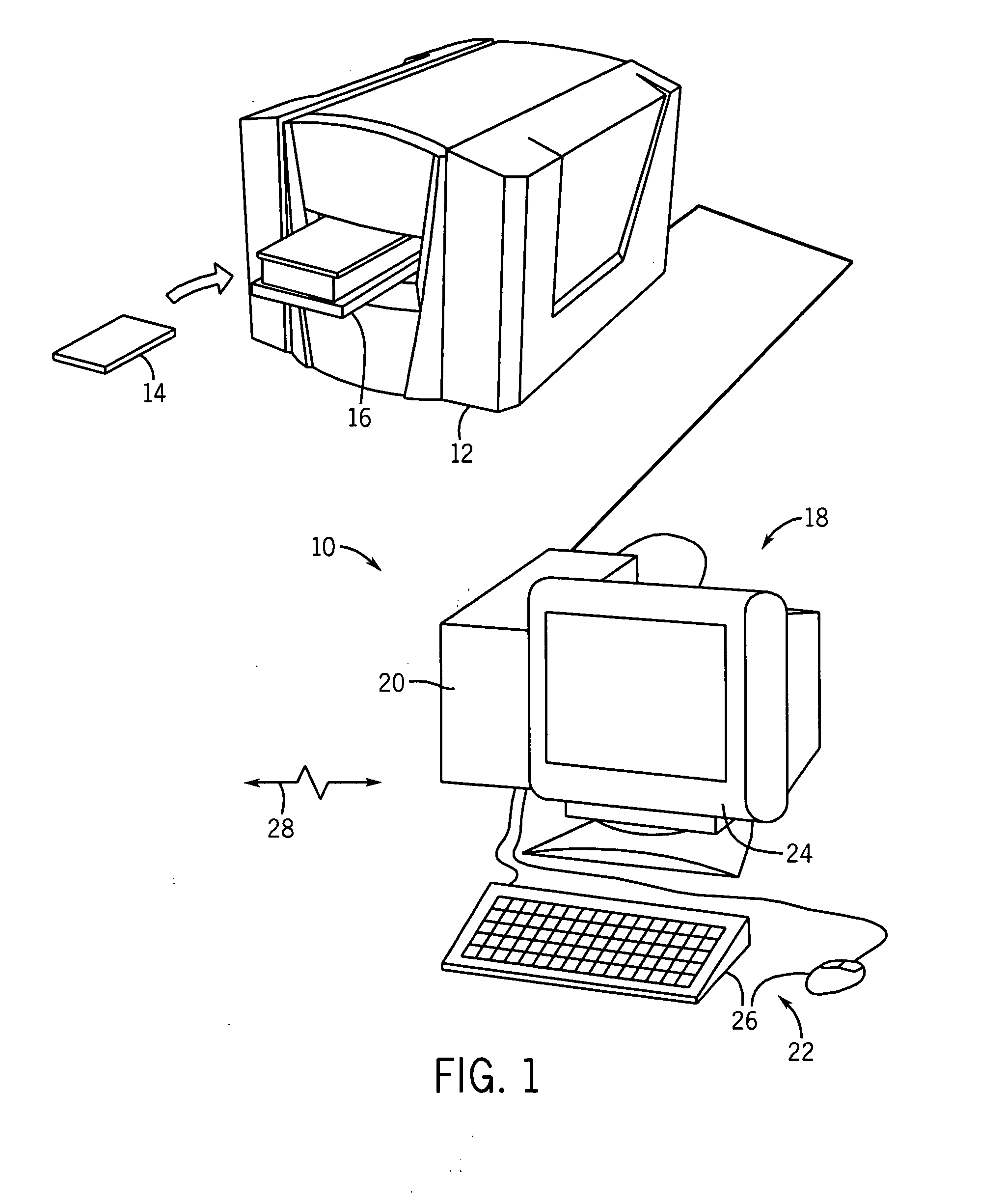Hexagonal site line scanning method and system