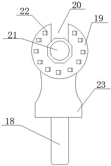 Quick linking device for electrical power insulation operating levers