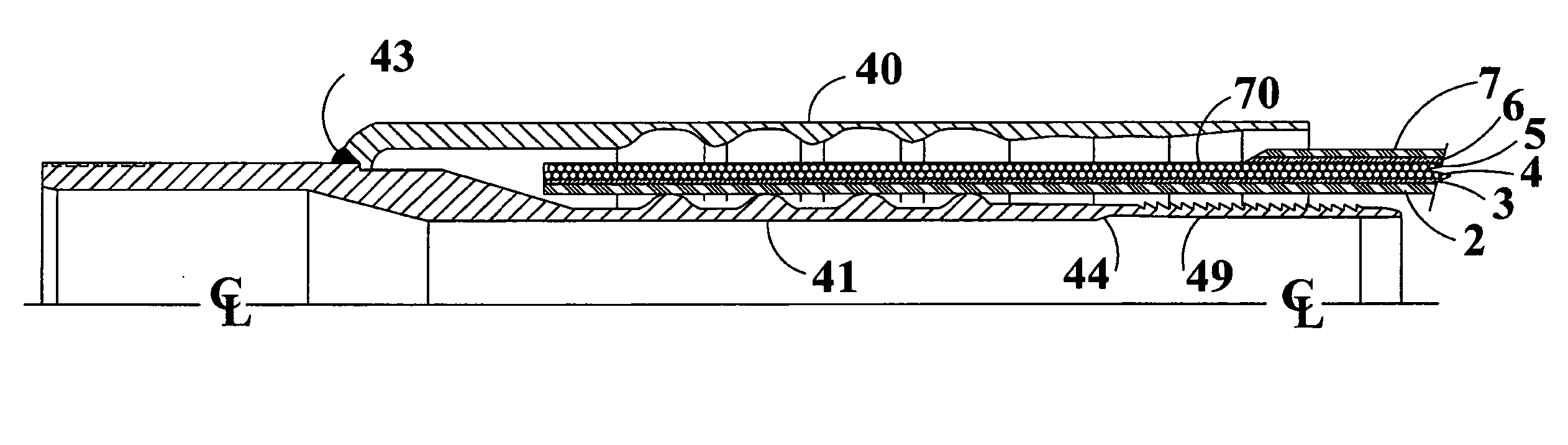 Method of attachment for a high pressure reinforced rubber hose coupling