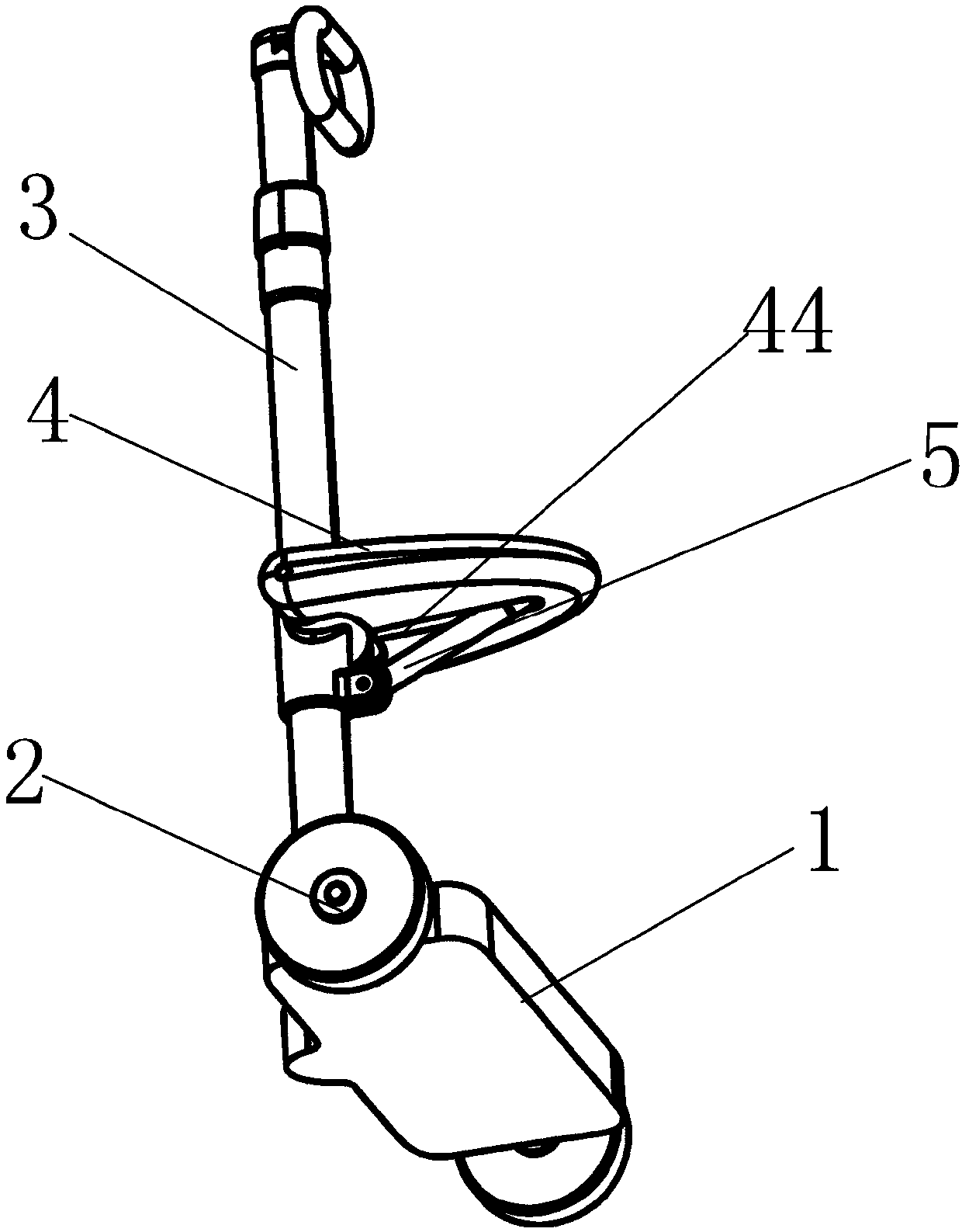 Electric self-balancing vehicle with adjustable seat height