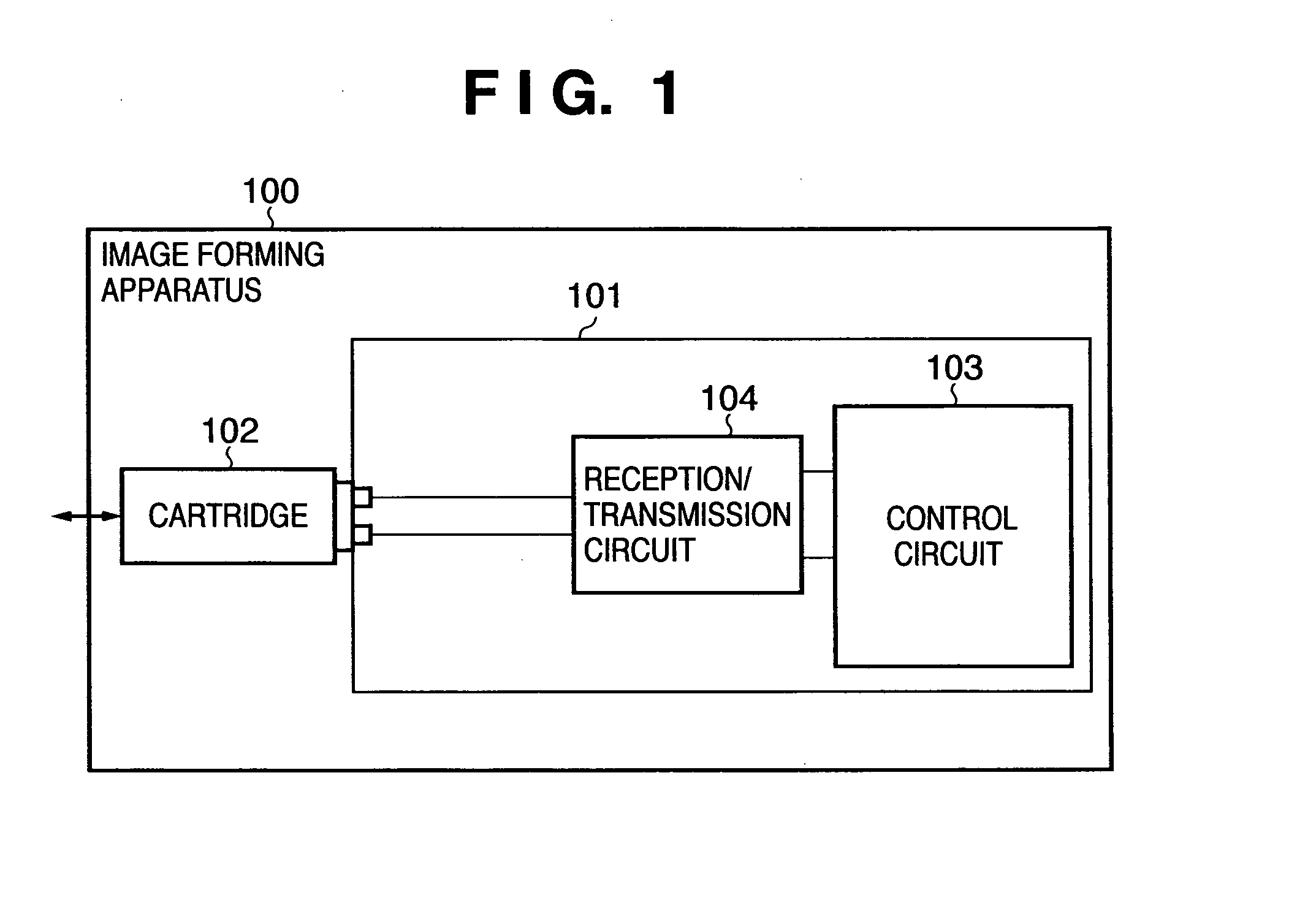 Image forming apparatus, communication device, and cartridge