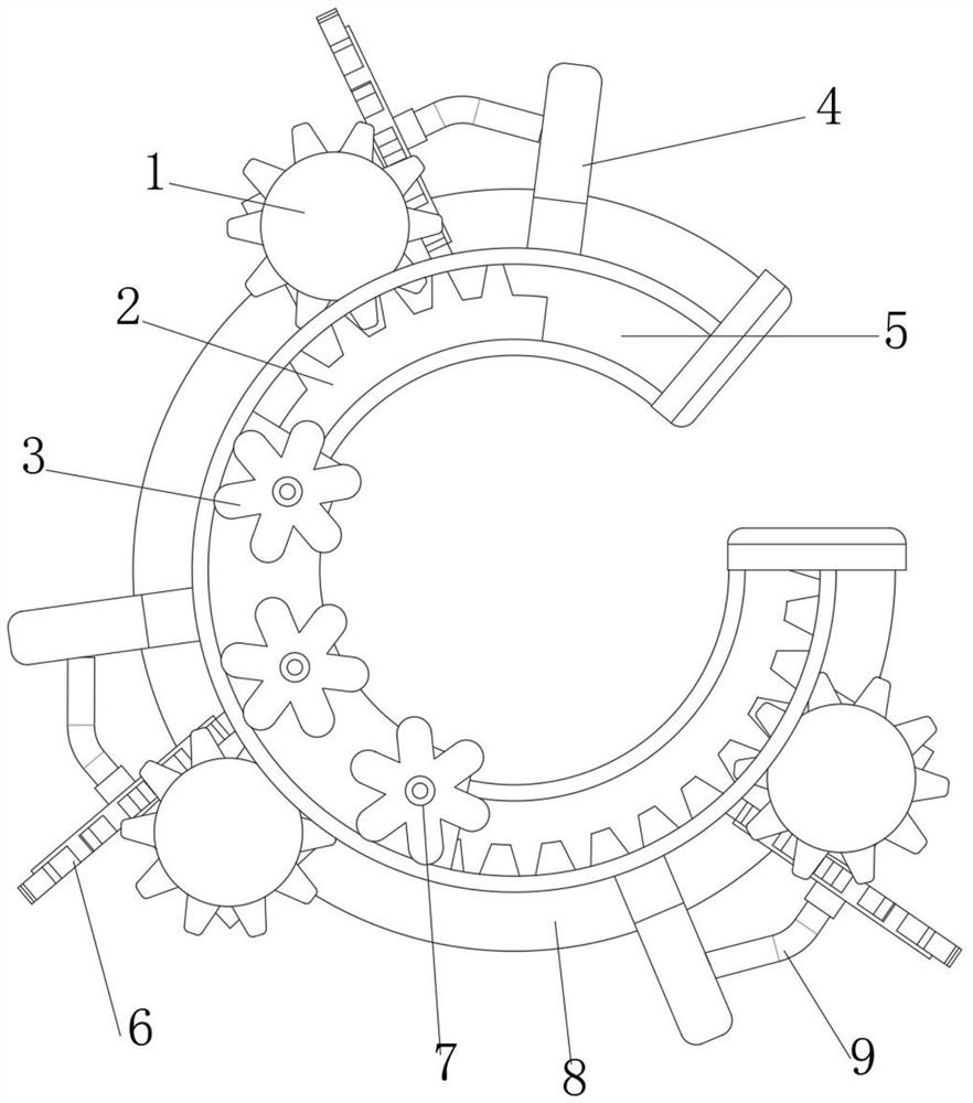 A wrapping device for insulating and fireproof layers of electric wires and cables