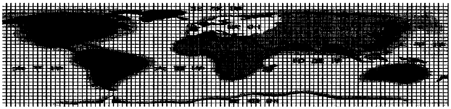 Small-radius large-curvature distortion surface projection correction and fusion method