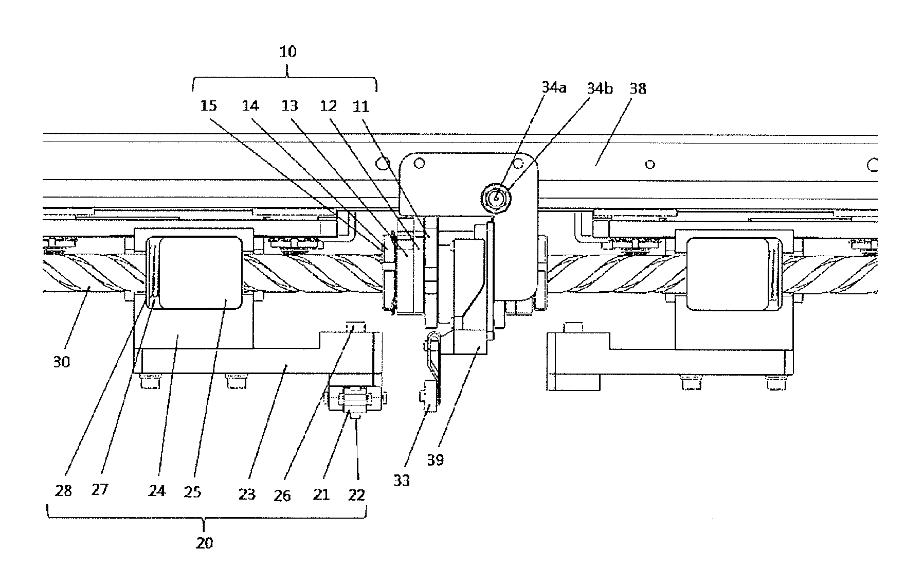 Electric door-locking system using a cam
