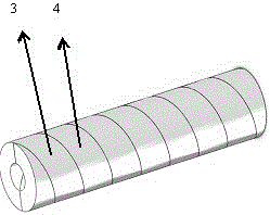 A preparation method of cooling pipe with ribbed internal cooling structure based on gel electrochemical processing