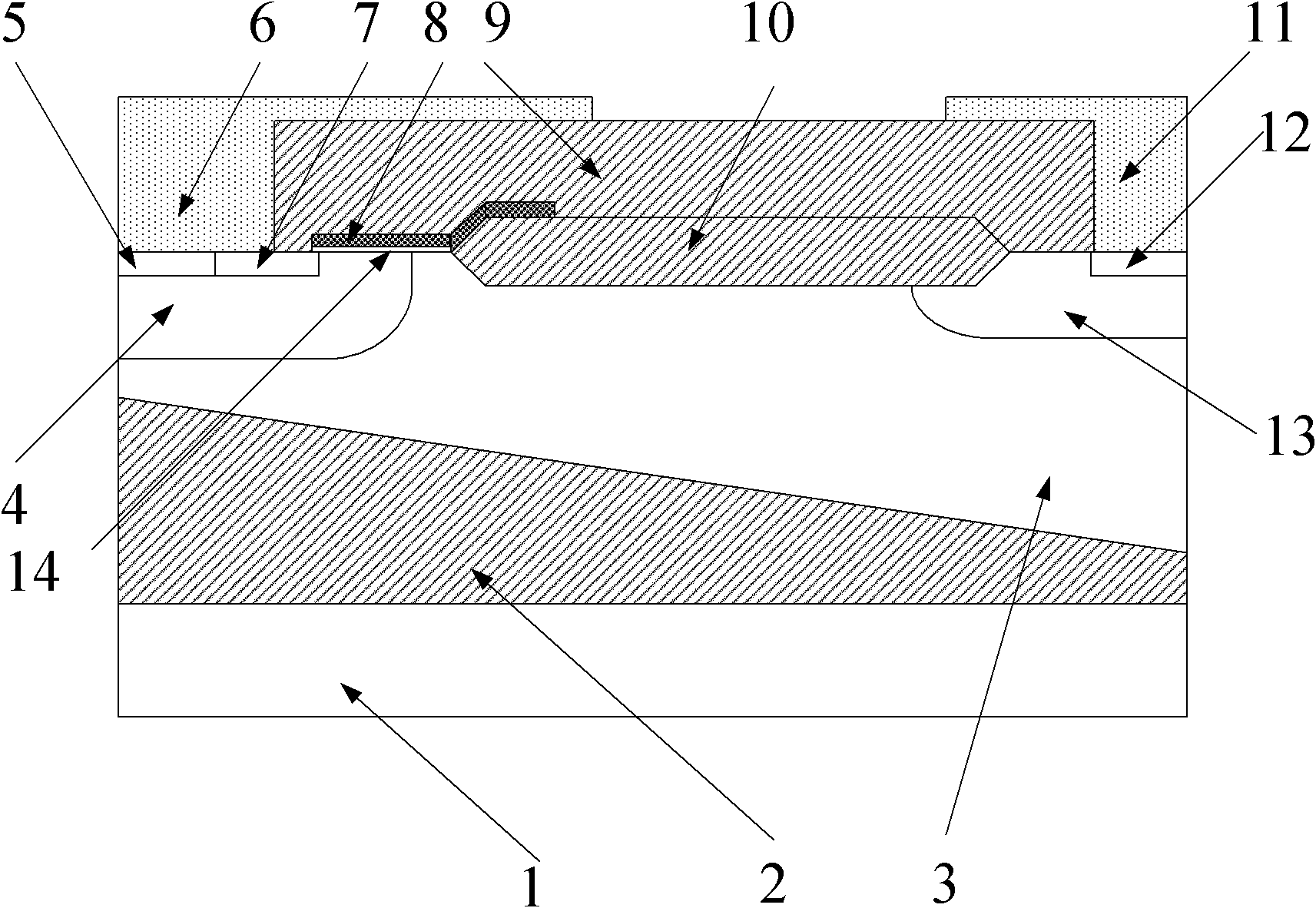 SOI (Silicon on Insulator) variable buried oxide layer thickness device and preparation method thereof
