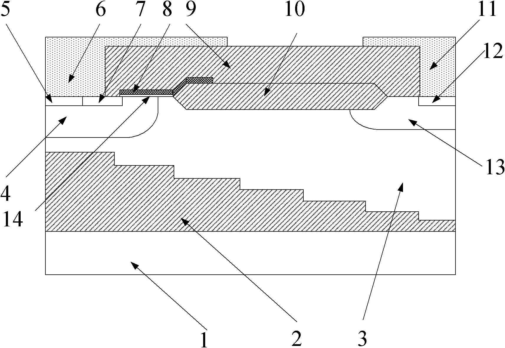SOI (Silicon on Insulator) variable buried oxide layer thickness device and preparation method thereof