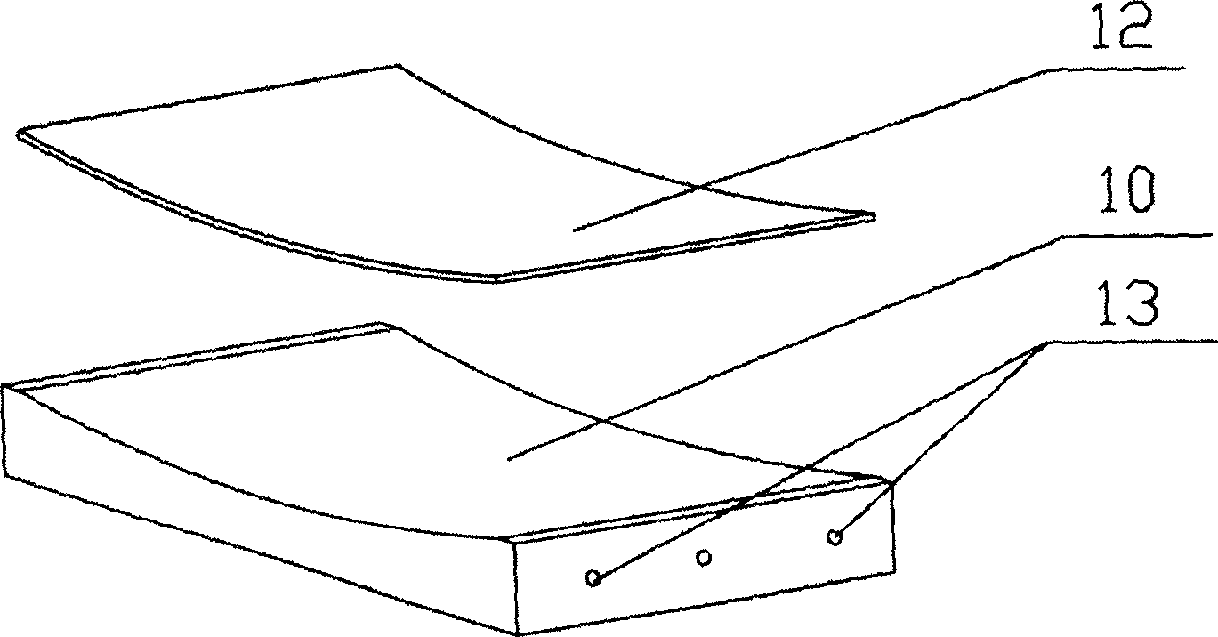 Solar energy battery skylight and its manufacturing method