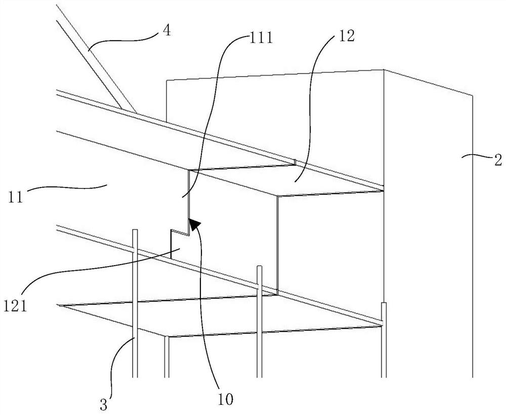 High-altitude large-span steel beam mounting method