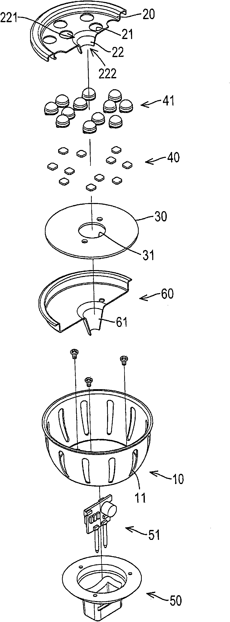 Light emitting diode lamp with functions of heat convection and heat conduction and heat radiation module thereof