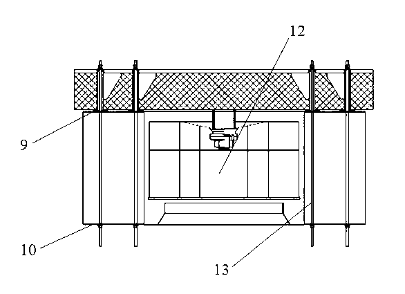 Double-chamber single air suction type guiding device