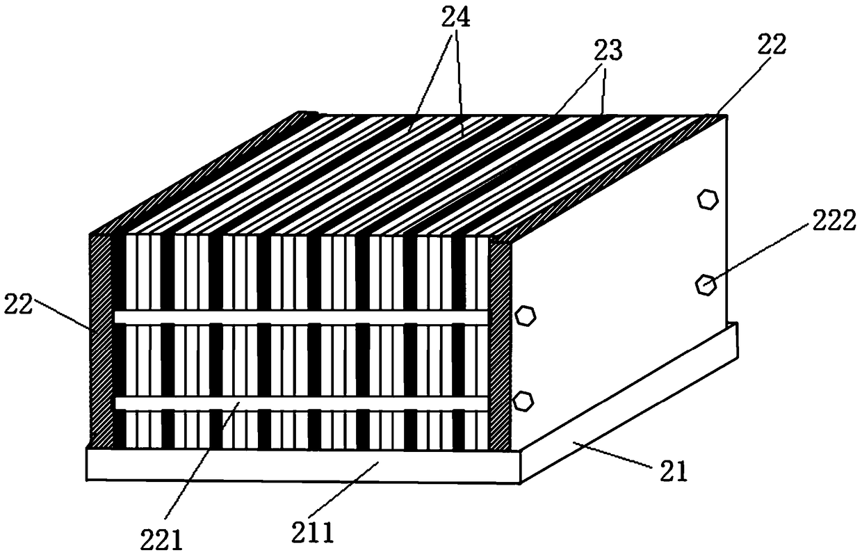 Steel shell-concrete stripping detection device