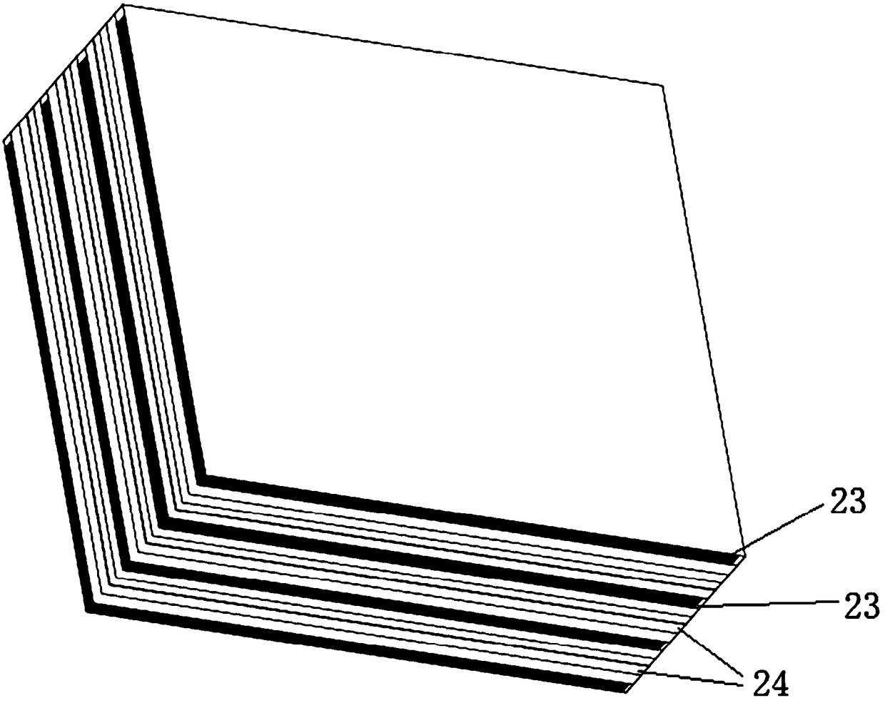 Steel shell-concrete stripping detection device