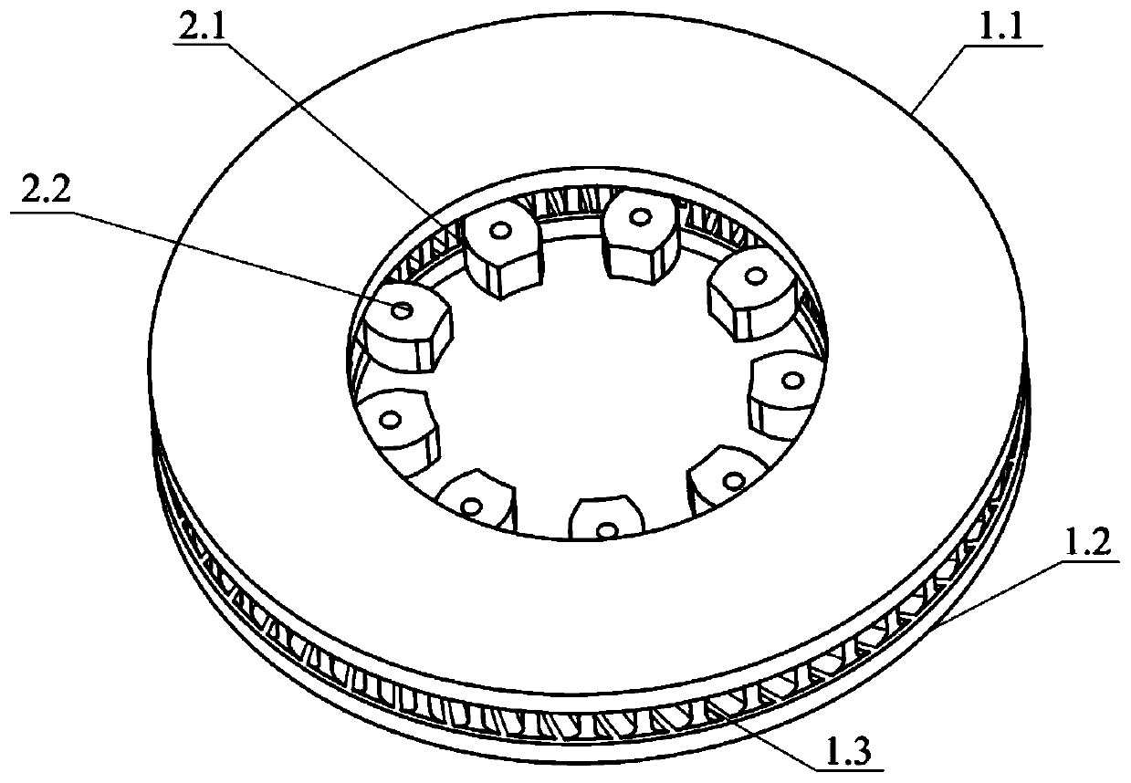 A laser additive manufacturing method for high-speed train brake discs